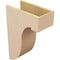 Ekena Millwork 9"W x 18"D x 27"H Classic Del Monte Rough Cedar Woodgrain TimberThane Corbel, Primed Tan CORUR09X18X27DELRCPR - alternate 3